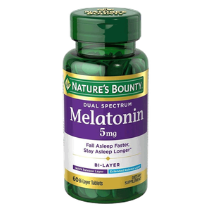 أقراص ميلاتونين بتركيز 5 ملج من ناتشرز باونتي