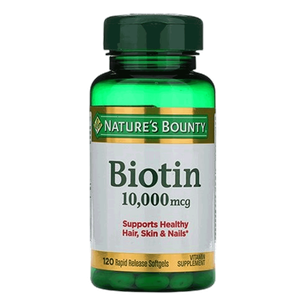 أقراص البيوتين بتركيز 10000 مكجم من ناتشرز باونتي