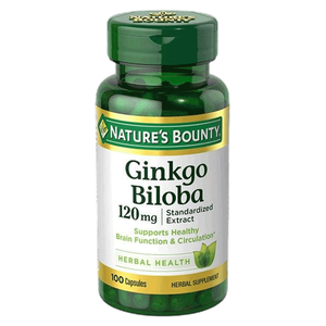 Nature's Bounty Ginkgo Biloba 120 mg Capsules
