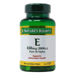 Nature's Bounty Vitmain E Pure DI-Alpha 450 mg Tablets
