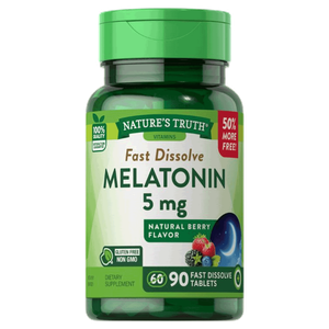 أقراص ميلاتونين سريعة الذوبان بتركيز 5 ملج من ناتشرز تروث