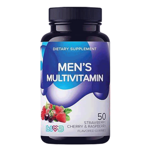 Livs Strawberry with Cherry & Raspberry Flavor Multivitamins - Men