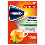 Panadol Honey & Lemon Vapour Release Cold & Flu Sachets