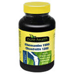 أقراص جلوكوزامين بتركيز 1500 ملج مع كوندراتين بتركيز 100 ملج من بيور هيلث