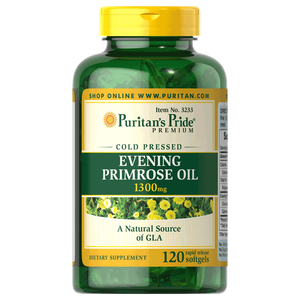 كبسولات زيت زهرة الربيع المسائية بتركيز 1300 مكجم من بوريتانز برايد