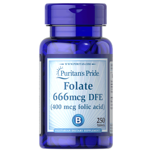 Puritan’s Folate 400 mcg Tablets