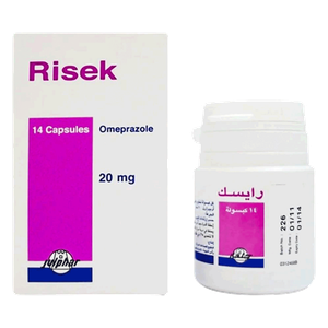 Risek Omeprazole 20 mg Capsules
