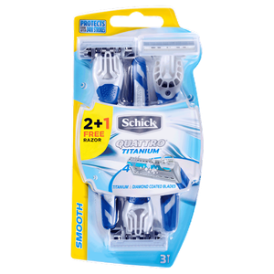 Schick Quattro Titanium Disposable Men Razor