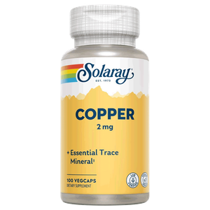 Solaray Copper 2 mg Capsules