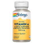 Solaray Vitamin A 7500 mcg Capsules