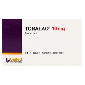 أقراص بتركيز 10 ملج من تورالاك