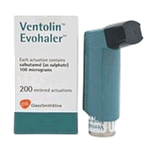 Ventolin 100 mcg Evohaler Inhaler