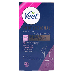 Veet Body & Legs Wax Strips for Normal Skin 