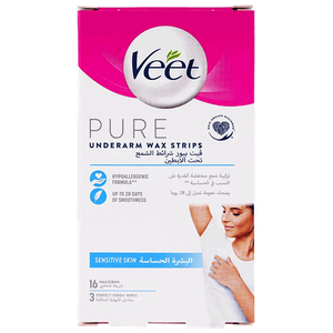 Veet Pure Underarm Wax Strips