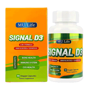 Mu Life Signal Vitamin D3 Capsules - 5000 IU
