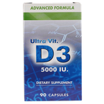 Ultra Vitamin D3 Capsules - 5000 IU