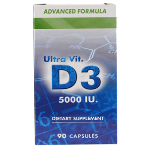 كبسولات فيتامين دي3 من الترا - 5000 وحدة دولية