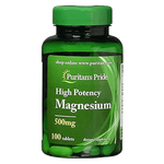 Puritan's Pride 500 mg Magnesium Tablets