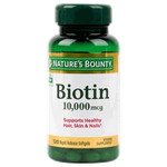 Nature's Bounty Biotin Capsules - 10000mcg