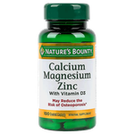 Nature's Bounty Calcium, Magnesium & Zinc Capsules