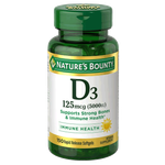 Nature's Bounty Vitamin D3 Capsules - 5000 IU