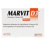 Marvit Vitamin D3 Capsules - 5000 IU