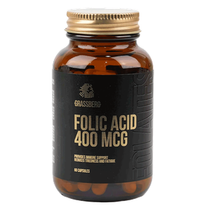Grassberg Folic Acid Capsules - 400mcg