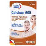 Eurho 600 mg Vital Calcium Tablets