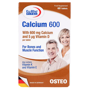 Eurho 600 mg Vital Calcium Tablets