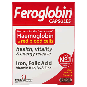 Vitabiotics Feroglobin Haemoglobin Capsules