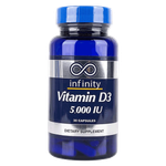 كبسولات فيتامين د من إنفينيتي - 5000 وحدة دولية
