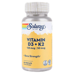Solaray Vitamin D3 & K2 Capsules
