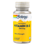 Solaray Vitamin D3 Capsules - 10000 IU