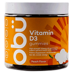 Obu Peach Vitamin D3 Gummies