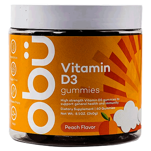 Obu Peach Vitamin D3 Gummies
