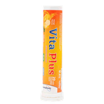 Vita Plus Vitamin C, Zinc & Vitamin D3 Effervescent Tablets