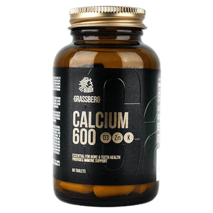 Grassberg Calcium, Vitamin D3, Vitamin K & Zinc Tablets