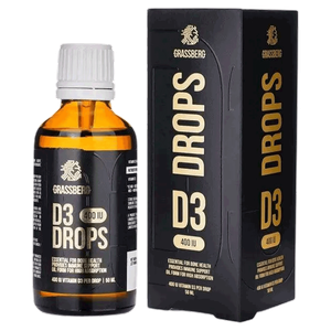 Grassberg Vitamin D3 Drops - 400 IU