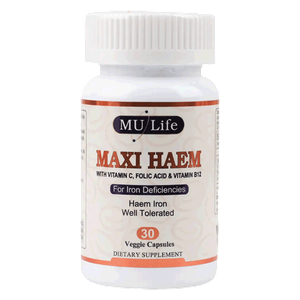 Mu Life Maxi Haem Iron Deficiency Capsules