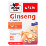 كبسولات الجينسينغ وفيتامين د من دوبل هيرز