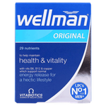 Vitabiotics Wellman Health & Vitality Tablets