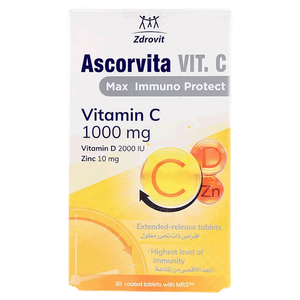 Zdrovit 1000 mg Ascorvita Vitamin C Tablets