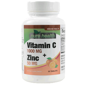 Pure Health Vitamin C & Zinc Tablets