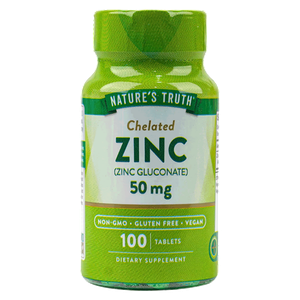Nature's Truth 50 mg Zinc Tablets