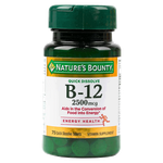 Nature's Bounty B12 Tablets - 2500mcg