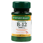 Nature's Bounty B12 Tablets - 5000mcg