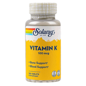 Solaray Vitamin K Tablets - 100mcg