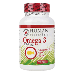 Human Essentials 1000 mg Omega-3 Capsules