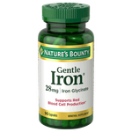 Nature's Bounty 28 mg Gentle Iron Gylcinate Capsules