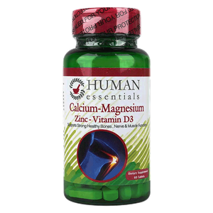 Human Essentials Calcium, Magnesium, Zinc & Vitamin D3 Tablets